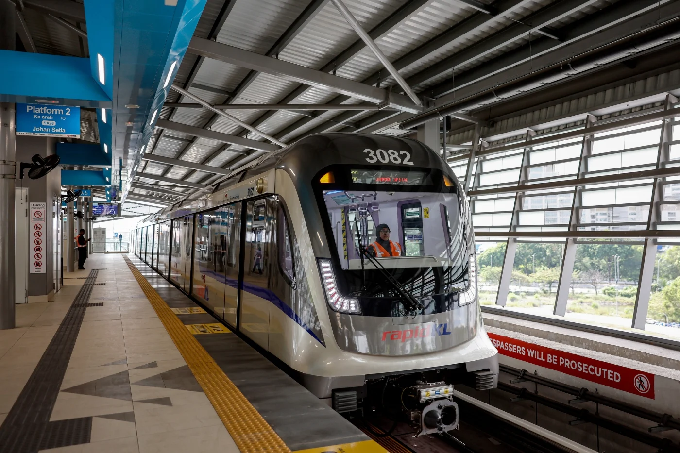 LRT3 Station Walking Distance